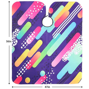 เสื้อคลุมแต่งผมผ้าน้ำหนักเบาระบายอากาศสวมใส่สบายออกแบบได้ตามต้องการ - Product Image 2