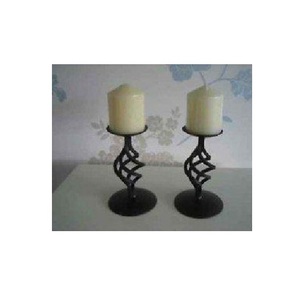 Portavelas Metálico, Soporte de Hierro Resistente para Centro de Mesa, Iluminación de Terraza, Reuniones Festivas, Cenas y Eventos Nocturnos - Product Image 1