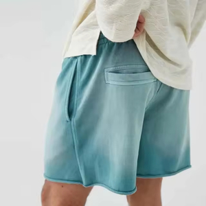 Shorts Casuales para Hombre, Lavado Ácido, Efecto Desgastado, Alta Calidad, Logotipo Personalizado, Shorts de Mezclilla de Verano, Estilo Urbano Holgado - Product Image 4