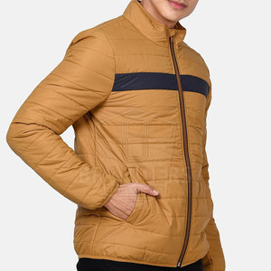 <b>Lightweight</b> <b>Men</b> Puffer <b>Jacket</b> Quilted Winter Outerwear With Warm Filling Full Zip And Modern Casual Fashion Design - Product Image 3