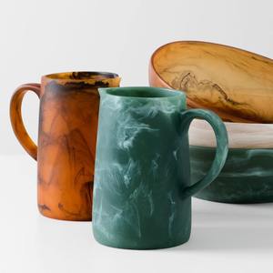 Pichet en résine écologique de qualité supérieure au design moderne, capacité 3L, cadeau d'affaires, nouvelle couleur tendance dégradée pour eau, jus de fruits, thé - Product Image 2