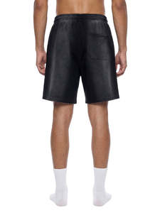 Men's <b>Black</b> Cotton Cargo <b>Shorts</b> with Zipper Fly Mid Waist Button Front Side Pockets Casual Style Quick Dry - Product Image 3