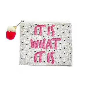 Monedero Clásico con Cuentas y Bordado, Personalizable en Color/Tamaño/Diseño, Hecho a Mano, Logotipo Personalizado, Moderno, Promocional, por MULTI CRAFT - Product Image 5
