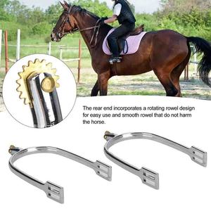 Espuelas de Equitación de Alta Calidad para Botas de Vaquero, Acero Inoxidable, Personalización Aceptada, Color Sólido - Product Image 4