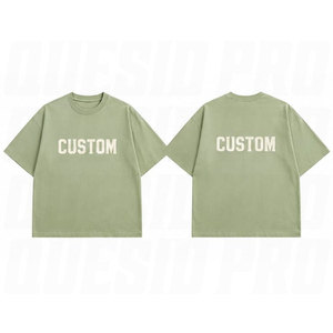 Camisetas de Algodón Grueso para Hombre, Personalizadas, Vintage, Extra Grandes, con Estampado Gráfico, Manga Corta, Estilo Urbano, Ropa Casual de Moda - Product Image 2