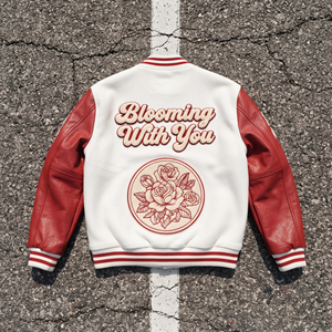Chaqueta Varsity Personalizada OEM para Hombre, Estilo Invernal, Bordado Chenille, Cuello Redondo, Botones, Chaqueta Varsity de Lana - Product Image 2