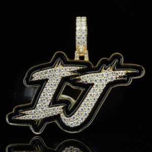 S925 Gold Plated Custom Moissanite Pendant Men Women Rapper Hip Hop VVS1 Diamond Letters Name Fashion Bling for Certified Luxury - Product Image 5