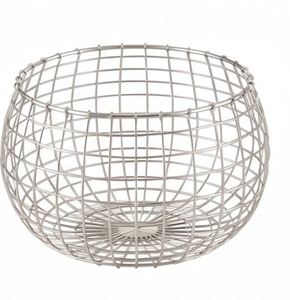 Modern Metal Wire Bowl Storage <b>Basket</b> For Kitchen Organization And Multi-Purpose Use Elegant Home Accent - Product Image 1
