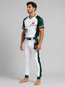 Premium Custom Baseball Uniform Breathable <b>Athletic</b> Baseball Jersey And Pants Designed For Maximum Comfort Flexibility - Product Image 4