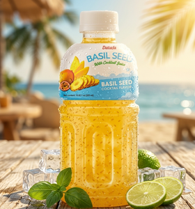 Boisson aux graines de basilic Datata en gros OEM/ODM avec saveur de jus de cocktail, bouteille de 330 ml - Product Image 1