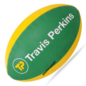 Durable Rubber <b>Rugby</b> Training <b>Ball</b> with Custom Logo Made From Durable Material Customizable Footballs - Product Image 3