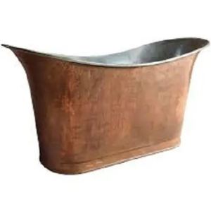 Copper Whirlpool Tub Luxury Oil Rubbed Bronze Hot Tub Double Slipper Free Standing Modern Design for Bathroom for Villas - Product Image 3