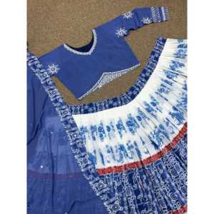 Impression numérique fantaisie belle Lehenga Choli pour fournitures de fête - Product Image 6