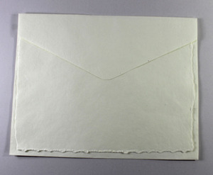 Top Quality <b>Office</b> Stationery 250 Gsm Deckled Edge Card With Matching Envelop Recycled Handmade Paper From Cotton Fiber - Product Image 3