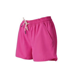 กางเกงขาสั้นกีฬาสำหรับวิ่งและว่ายน้ำสำหรับผู้หญิง แบบขายส่ง สั่งทำได้ เอวสูง ระบายอากาศได้ดี กันน้ำ แห้งเร็ว ผลิตจากผ้าโพลีเอสเตอร์/ไนลอน - Product Image 2