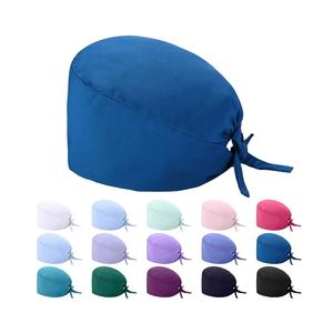 Breathable Cotton <b>Scrub</b> <b>Caps</b> For Dental Medical And Surgical Staff With Adjustable Tie And Comfortable All Day Wear - Product Image 5