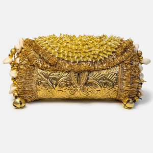 Sacs à perles en métal gravés et embossés pour décorations de mariage et cadeaux de mode - Fournitures de gros pour boutiques de détail - Product Image 1
