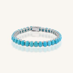 Pulsera de Turquesa en Plata de Ley 92.5 KLSB-20633 - Product Image 1