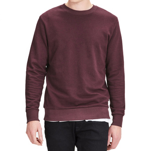 High quality cotton blank oversize <b>sweatshirt</b> hoodies OEM custom logo crew neck mens <b>sweatshirt</b> for sale - Product Image 3