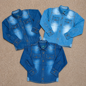 Children Denim <b>Jumpsuit</b> Cotton Boys Girls Casual Overalls Blue Jeans Outfit Kids Fashion Clothes Stock Lot Surplus Kids Denim - Product Image 6