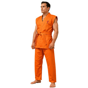 Tenues de judo et de karaté en coton confortable pour l'entraînement régulier, la pratique et les compétitions - équipement professionnel Solid Trader. - Product Image 4