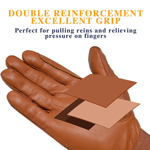Guantes de Equitación de Alto Rendimiento, Flexibles, Duraderos, Compatibles con Pantalla Táctil, Guantes Ecuestres Antideslizantes de Última Generación - Product Image 3