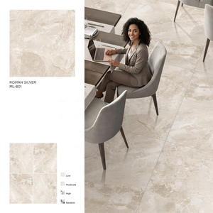 Carreaux de céramique en porcelaine vitrifiée brillante Alaska Europa 800x800mm 80x80cm 60x60cm, carreaux de sol modernes pour salle de bain extérieure - Product Image 5