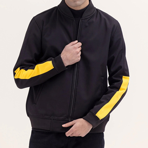Chaqueta Bomber Cortavientos para Hombre, Diseño Moderno, Cuello Alto, Personalizable, de Alta Calidad - Product Image 3