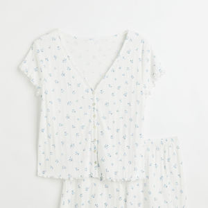 Pijamas al por mayor para mujer, conjuntos de pijama cortos de 2 piezas, ropa de dormir, conjunto de pijama, camisón para damas - Product Image 6