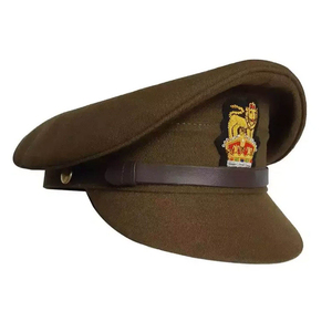 Casquette de bureau de capitaine multicolore de haute qualité en laine, avec tissu de qualité supérieure, casquette de bureau réglable - Product Image 2