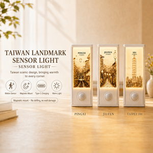 CALA Taiwan Landmark Safety <b>Motion</b> <b>Sensor</b> <b>Light</b> Magnetic Type-C Rechargeable Warm White <b>LED</b> Decorative Lamp - Product Image 1