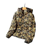 Veste matelassée à capuche pour homme, personnalisée, imperméable, en polyester, avec fermeture éclair, style bomber, chaude et de qualité supérieure