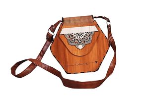 Pochette en bois faite à la main, prix de gros, sac de soirée de créateur pour femme, idéal pour les fêtes, mariages et occasions festives - Product Image 6