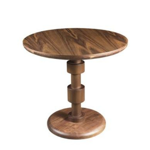 Handmade Round Wood Coffee <b>Table</b> With Tapered Base Handmade Living Room Furniture Customized Side <b>Table</b> - Product Image 6