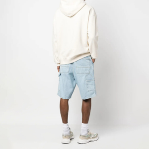 Shorts en jean vintage pour homme, style streetwear d'été, coupe ample, style baggy, demi-pantalon, décontracté, respirant, confortable - Product Image 6