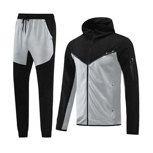 Econex Sports Sweats à capuche de gym de haute qualité pour hommes, ensembles de fitness chauds pour l'hiver, doux pour la peau, couleurs contrastées en pur coton modèle 2025 - Product Image 4