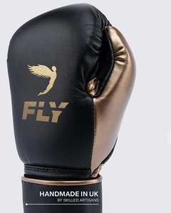 Guantes de Boxeo Profesionales de Cuero de Alta Calidad Fly, Ligeros, con Cierre de Cordones en los Dedos, Unisex, Personalizables, con Protección UV - Product Image 1