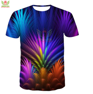 Camiseta Blanca para Sublimación, Manga Corta, Cuello Redondo, Tela de Poliéster Ligera, para Hombre, Color Duradero, Lavable, Estilo Vintage Vibrante, Corte Ajustado - Product Image 2