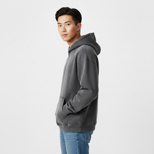 High Quality <b>Mens</b> Hoodie Oversized <b>Pullover</b> Hoodie Heavyweight Cotton Streetwear Supplier Manufacturer - Product Image 2