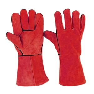 ถุงมือหนังวัวแท้แบบหนาพิเศษสำหรับงานเชื่อม ป้องกันความร้อน ป้องกันประกายไฟ ป้องกันอัคคีภัย สำหรับงานอุตสาหกรรม ป้องกันสำหรับช่างเชื่อม - Product Image 3