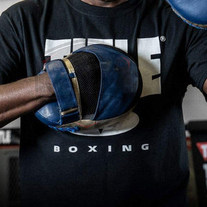 Guantes de Boxeo Curvos de Cuero con Cordones al por Mayor, Almohadillas de Enfoque, Logotipo Personalizado, Ligeros - Product Image 5