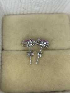 Pear Pink Tanzanite <b>Dangle</b> <b>Earrings</b> 925 <b>Silver</b> Platinum Plated Engagement Jewelry Gift for Women Elegant - Product Image 5