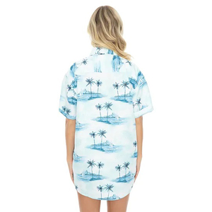 Camisas de Playa y Campamento para Hombre, con Botones, Estampado Completo Personalizado con Logotipo, a la Moda, para Vacaciones, Suaves y Duraderas, Gran Venta 2026 - Product Image 3