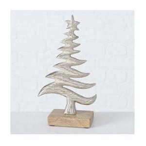 Décoration de table de Noël en aluminium finition argentée, magnifique et de qualité supérieure, pour une ambiance festive à la maison - Product Image 1
