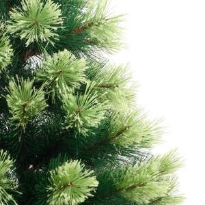 Sapin de Noël artificiel articulé de 82,7 pouces de hauteur en PVC vert - Product Image 5
