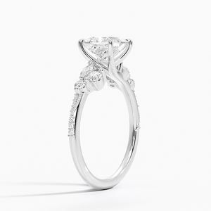 Anillo BOJ 0152 con Corte Princesa, Plata 925, Engaste de Puntas para Alivio de Migrañas, Anillo Solitario con Diamante de 2ct, Color D, VVS1, Moissanita Certificada por GRA - Product Image 2