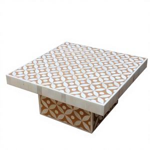 Nouveau style de support à gâteau en incrustation d'os fait à la main dernier support à gâteau en incrustation de nacre et support à gâteau en incrustation d'os exportateur en gros - Product Image 3