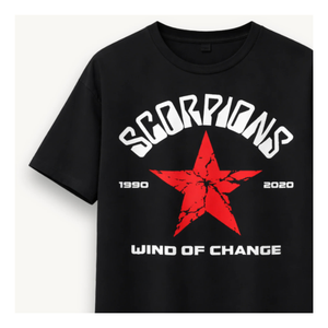 Camiseta Negra con Estampado Gráfico |   Camiseta Vintage Oversized de Banda |   Camiseta estampada Red Star 1990-2020 |   Fabricante OEM Personalizado - Product Image 1