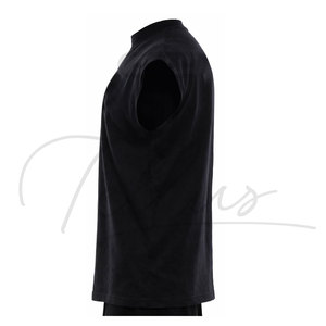 Nouveaux débardeurs de sport personnalisés avec logo, pour musculation, hommes, sans manches, coupe ajustée, style hoodie, t-shirt court - Product Image 3