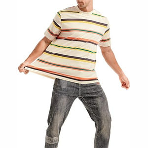 NOUVEAU T-shirt Homme Oversize en Coton Tricoté à Col Rond, Séchage Rapide, Respirant, Uni, Décontracté, Luxe, Écologique, Anti-Bactérien, Été - Product Image 4